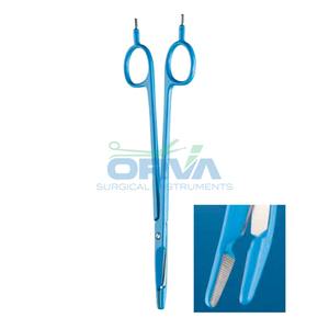 Ciseaux chirurgicaux d'hôpital d'acier inoxydable de ciseaux électriques bipolaires chirurgicaux de habillage avec la goupille électrique - Product Image 4