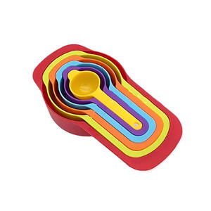 Cuillères doseuses colorées Myrva 100 ml, outils de cuisine en plastique pour la pâtisserie et la cuisine - Product Image 4