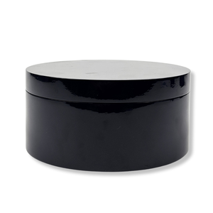 Handmade Modern Decorative <b>Storage</b> <b>Box</b> <b>Black</b> Round MDF Lacquerware with Glossy Finish <b>for</b> Jewelry & Home Decor Gift - Product Image 1