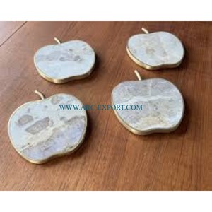 Ustensiles de cuisine élégants de table de la plus grande qualité Tapis et tampons de thé Forme ronde en marbre massif Sous-verres pour hôtels et restaurants - Product Image 6