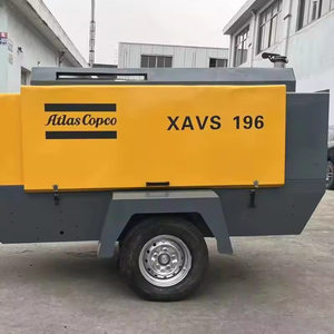 <span class=keywords><strong>Compresseur</strong></span> d'air à vis diesel <span class=keywords><strong>Atlas</strong></span> <span class=keywords><strong>Copco</strong></span> XAVS 196, 12 bars, <span class=keywords><strong>compresseur</strong></span> d'air portable pour le forage et la construction - Product Image 1