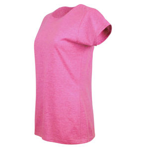 2025 nuevo diseño camisetas de mujer 100% algodón transpirable cuello redondo Slim Fit camisas transpirables sueltas para verano - Product Image 2