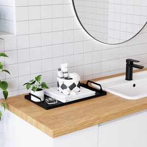 ถาดเสิร์ฟโลหะทำมือ ดีไซน์ทันสมัยจากอินเดีย เป็นมิตรกับสิ่งแวดล้อม ใช้กับเครื่องล้างจานได้ เหมาะสำหรับใช้ในบ้านและร้านอาหาร - Product Image 2