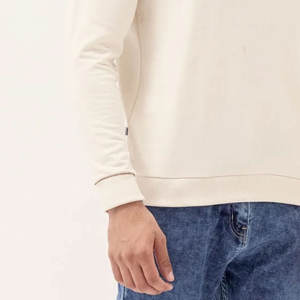 Vêtements de rue de couleur peau Sweat-shirt uni personnalisé de haute qualité Sweat-shirt à la mode pour hommes avec impression de logo personnalisé - Product Image 6