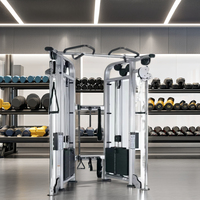 Promo Terbatas Alat Latihan Multifungsi Unisex Berkualitas Tinggi untuk Rumah, Set Gym untuk Latihan Kaki, Punggung, Dada, Cocok untuk Penggemar Kebugaran
