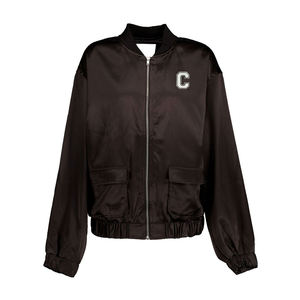 Meilleures ventes Offre Spéciale veste en satin à logo personnalisé à vendre Meilleures ventes Vestes en satin pour femmes sur mesure - Product Image 1