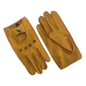 100% Gants de conduite en cuir uni de conception personnalisée de haute qualité antidérapants robustes pour un usage sportif - Product Image 2