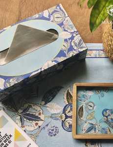 Boîte à mouchoirs en émail artisanale, porte-serviettes décoratif, boîte à mouchoirs moderne pour salle de bain et cuisine, décoration de luxe pour la maison - Product Image 6