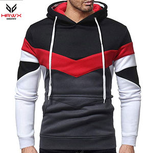 เสื้อฮู้ดมีซิปสำหรับผู้ชายผ้าฝ้ายโพลีเอสเตอร์บุขนแกะมีฮู้ดฤดูหนาวขายดีดีไซน์แบบลายพื้น - Product Image 1