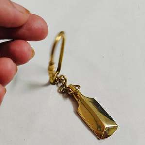 พวงกุญแจทองเหลือง AK ทรงค้างคาวทำจากทองเหลืองแบบขัดเงาหรูหราสำหรับตกแต่งบ้าน/ตกแต่งโรงแรม - Product Image 2