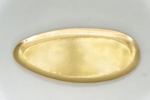 Bandeja de Servicio de Hierro de Primera Calidad con Aspecto Vintage y Acabado Dorado, Perfecta para Servir Bebidas, Aperitivos y Exhibiciones Decorativas - Product Image 2