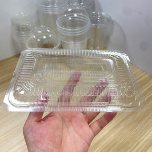 Clear Biodegradable <b>PET</b> <b>Container</b> Disposable Fruit Box Made in Vietnam for <b>Food</b> Storage & Lunch Use - Product Image 1
