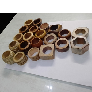 Nouvel ensemble d'anneaux de serviette ronds en résine, style classique, écologique et durable, pour la restauration, la vaisselle de table, le meilleur design pour la maison et la cuisine - Product Image 2