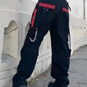 New Stylish Multi-Pockets Cargo Pants Women 100% Cotton Wholesale Woman Trousers Premium Quality Casual Cargo Jogger - Product Image 2