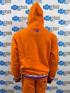 Chándales personalizados de algodón y lana para hombre, ropa deportiva para correr, conjunto de dos piezas, chándal para hombre, Sudadera con capucha y pantalones de chándal con logotipo bordado en 3D - Product Image 5