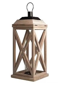 Última colección de farolillos de madera para bodas y temporadas festivas para el hogar, adornos navideños para hoteles con velas de Pilar - Product Image 5