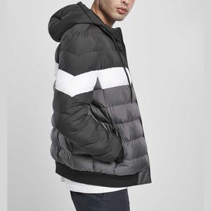 เสื้อแจ็คเก็ตพัฟเฟอร์ผู้ชายคุณภาพสูง ออกแบบโลโก้ได้ตามต้องการ เสื้อโค้ทขนเป็ดแบบสั้นสำหรับฤดูหนาว ผู้ผลิตเสื้อผ้า ระบายอากาศได้ดี กันน้ำ ดีไซน์หนังวัว - Product Image 4