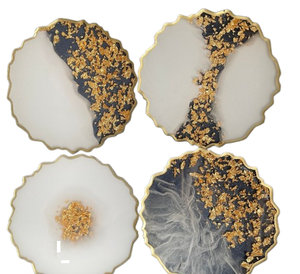 Accessoires de vaisselle et d'ustensiles de cuisine artisanaux Tapis et tampons en résine Dessous de verre pour boissons et thé faits à la main Hôtels et restaurants - Product Image 6