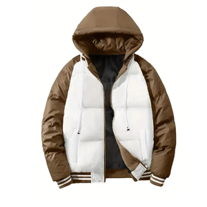 Chaquetas de talla grande al por mayor, abrigos de diseñador para hombre, chaqueta acolchada de plumón de burbuja personalizada para hombre, chaquetas de invierno de alta calidad para hombre - Product Image 2
