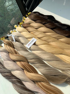 Extensiones de Cabello Humano Vietnamita Virgen de Alta Calidad, 100g, 28 Pulgadas, Colores Claros, Liso Natural, Precio al por Mayor - Product Image 4