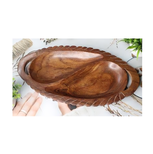 Bandeja de madera ecológica para encimera de cocina, decoración de comedor, estilo moderno, Apto para lavavajillas, duradero, 100 Uds., para organización de servicio - Product Image 3