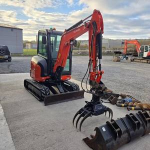 Livraison rapide disponible pour la mini-pelle U27-4 Kubota avec attelage rapide hydraulique Équipement de construction de qualité supérieure - Product Image 5