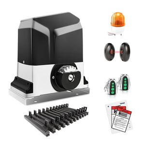 En gros, Ouvre-portail coulissant électrique moderne 100 kg, Moteur à crémaillère, Clé de déverrouillage manuelle, Boîtier de commande avec affichage LED, pour Villa et Hôtel - Product Image 1