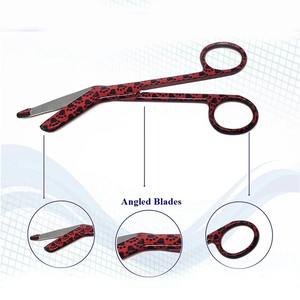 Tijeras para vendajes de acero inoxidable quirúrgico, tijeras para apósitos médicos, instrumento duradero de borde afilado para enfermeras de hospital y primeros auxilios - Product Image 2