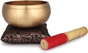 Explore el auténtico cuenco tibetano para cantar, venta al por mayor, artesanos con logotipo personalizado hechos a mano para el hogar y el restaurante a un precio razonable - Product Image 3