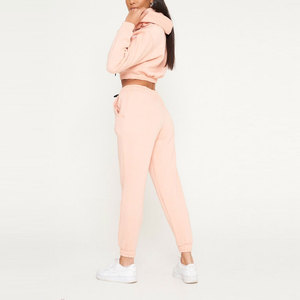 Conjunto de Sudaderas Cortas Personalizadas con su Propio Diseño para Mujer, Talla Grande, Conjunto de Sudaderas Cortas para Mujer Más Vendido - Product Image 6