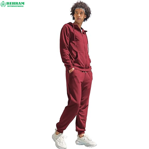 Ensemble de jogging unisexe en coton 100% de haute qualité, sweat à capuche confortable, design streetwear lourd, prix d'usine - Product Image 6