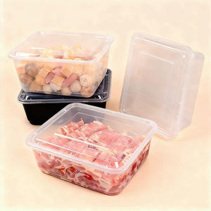 Tek Kullanımlık <span class=keywords><strong>PP</strong></span> Plastik Büyük Boy 3000ml Sıcak Yemek Malzemeleri İçin Kap (Sığır Rulosu, Kuzu Rulosu, Sebze Paket Servisi ve Teslimat İçin) - Product Image 4