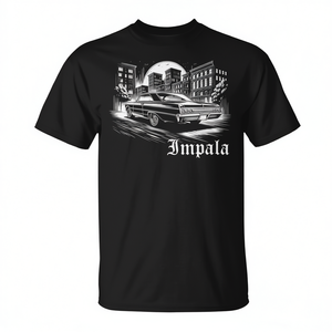 Camiseta Clásica Vintage de Hot Rod Impala Muscle Car Estilo Antiguo - Nuevo Diseño Promocional de Coche Clásico - Product Image 2