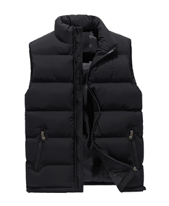 Gilet Bomber matelassé ajusté de luxe pour homme TN Custom, style décontracté réversible, rembourrage en duvet ou en polyester - Product Image 2