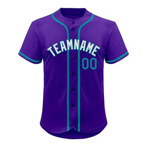 Maillot de baseball personnalisé par sublimation, vêtements de sport unisexe, antibactérien, séchage rapide, respirant, anti-UV, grande taille, 100% polyester - Product Image 6