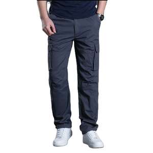 Nuevo diseño, venta al por mayor, pantalones cargo para hombre, últimos diseños, tendencia para hombre, pantalones cargo con múltiples bolsillos, servicio OEM - Product Image 3