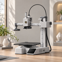 Printer 3D A1 Mini FDM Kecepatan Tinggi Kalibrasi Otomatis Penuh Multi Warna Filamen 1.75mm Printer 3D Desktop untuk Rumah & Pengrajin