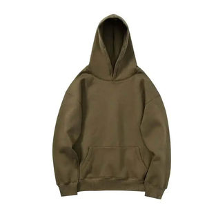2026 new customized Oversized Pullover <b>Hoodie</b> for <b>Men</b> 100% Cotton Washed Winter Warm <b>Lined</b> Solid Quick Dry Sweatshirt - Product Image 5