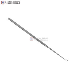 Cureta para Oídos Buck, Instrumento Quirúrgico Angulado y Roma para la Eliminación Segura de la Cera del Oído, Cureta ENT Reutilizable de Acero Inoxidable, Instrumentos Médicos - Product Image 5