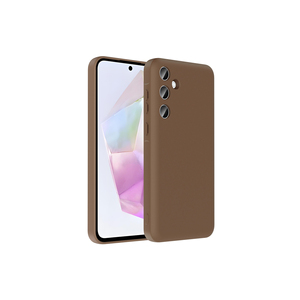 Coque en silicone Netzy SAFA Vitra pour Samsung Galaxy A36, étui gris avec protection de l'appareil photo, porte-cartes, style INS, compatible A13 A14 - Product Image 2