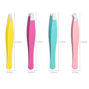 Durable Stainless Steel <b>Eyebrow</b> Tweezers <b>Hair</b> <b>Removal</b> Eyelash Extension Tweezer - Product Image 5