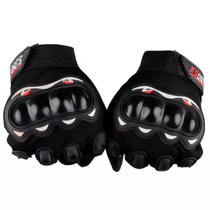 High Quality Wholesale Black Full Finger Anti-Cut Leather Windproof Hunting Outdoor Training Gloves <b>for</b> Men Cycling <b>Fishing</b> Made - Product Image 1