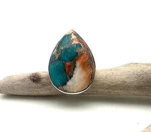 Handmade Silver Boho Style <b>Ring</b> Jewelry 925 Sterling Silver <b>Turquoise</b> Gemstone Trending <b>Ring</b> Jewelry For Women Gift For Her - Product Image 1