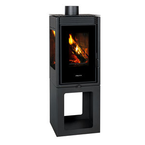 Cheminée à bois autoportante de 95 kg, poids net, design moderne et élégant d'origine bulgare, vendeur à prix raisonnable - Product Image 1