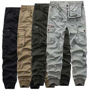 Séchage rapide cordon hommes pantalons mode Joggers Cargo athlétique pantalons de survêtement sport Fitness pantalons de plein air pantalons avec poches - Product Image 4