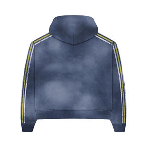 Chándales con logotipo impreso personalizado para hombre, chándales para hombre, conjuntos para hombre, forro polar informal de algodón 100% en chándales para hombre de lavado ácido de 500Gsm - Product Image 3