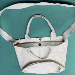 Customizable Heavy Cotton Canvas <b>Bag</b> Unique Cylindric Shape Double Handles Fashionable <b>Vintage</b> Lady Logo Color Print Options - Product Image 1