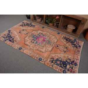 พรมตุรกีวินเทจคลาสสิกสีเบจสีดำ4.1x7.2ft เป็นมิตรกับสิ่งแวดล้อมการออกแบบงานปะทำจากยางขนสัตว์วัสดุโพลีเอสเตอร์ห้องรับประทานอาหารวัยรุ่น - Product Image 3