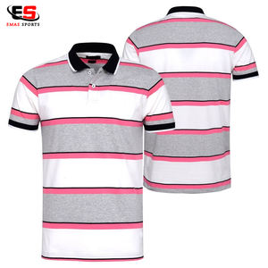 Polo de Jersey bordado con diseño personalizado para hombre, estampado sólido, manga larga con función antiarrugas, OEM disponible - Product Image 3