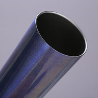 Gobelet droit en acier inoxydable de 20 oz pour sublimation, avec paille, double paroi, isolé sous vide, sans BPA, vente en gros
